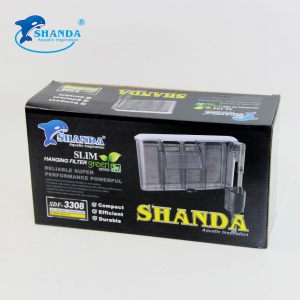 SHANDA SDF-3308 навесной фильтр рюкзак для аквариума до 50л, 500л/ч, 4.5вт